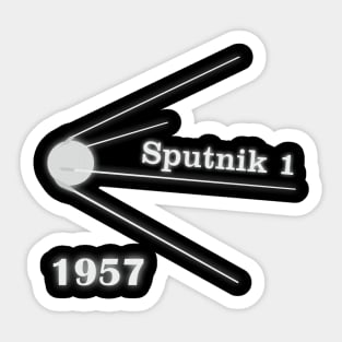 Sputnik Space Sattelite Sticker